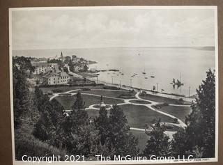 Vintage Souvenir Picture Book of Mackinac Island, Michigan, circa 1900; published by L.E. Edwards