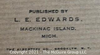 Vintage Souvenir Picture Book of Mackinac Island, Michigan, circa 1900; published by L.E. Edwards