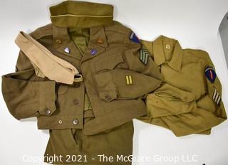 Vintage WWII Uniform with Medals.  