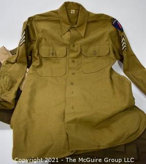 Vintage WWII Uniform with Medals.  