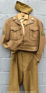 Vintage WWII Uniform with Medals.  