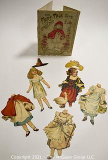 Antique Raphael Tuck & Sons Fairy Tale Paper Doll Set In its Original Envelopes Circa 1894.