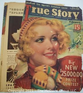 Vintage True Story Magazine Circa 1920's
