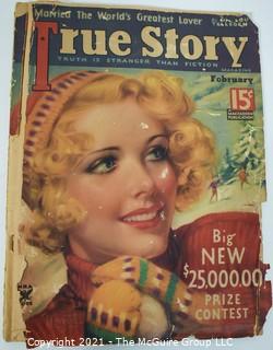 Vintage True Story Magazine Circa 1920's
