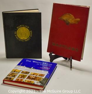 (2) University of Maryland Yearbooks and Book titled "The White House in Miniature"