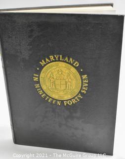 (2) University of Maryland Yearbooks and Book titled "The White House in Miniature"