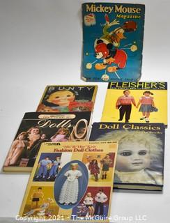 Vintage Magazines Including Mickey Mouse, Bunty and Dolls.