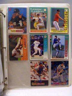 Baseball Cards: Topps and others 1990-1994  ~ 470 cards last Nolan Ryan