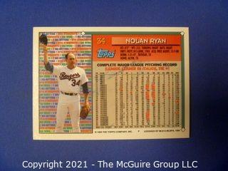 Baseball Cards: Topps and others 1990-1994  ~ 470 cards last Nolan Ryan