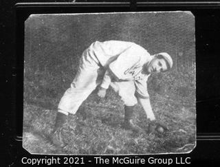 Vintage Baseball Imagery - Catch Left 1 (portion of vintage photo post card)?