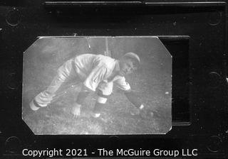 Vintage Baseball Imagery - Catch Left 2 (portion of vintage photo post card)