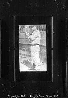 Vintage Baseball Imagery - Bat Righty 1 (portion of vintage photo post card)