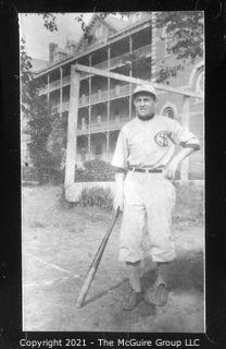 Vintage Baseball Imagery - Background Hip 1 (portion of vintage photo post card)