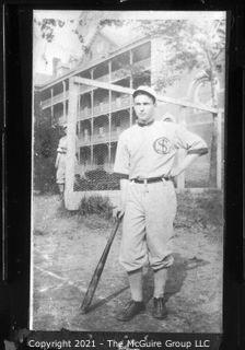 Vintage Baseball Imagery - Background Hip 2 (portion of vintage photo post card)