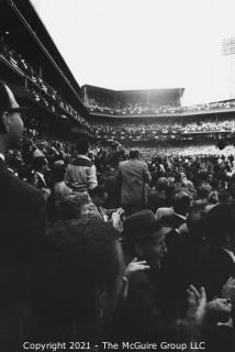 1960 World Series: Rickerby: Negatives Only: Pittsburgh Fans Storm Forbes Field 