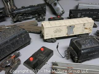 Vintage Model Train Cars, Track, Engines