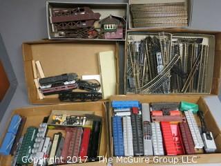 Collection of Model Trains Track, Cars and Engines 