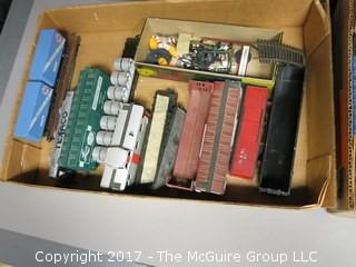 Collection of Model Trains Track, Cars and Engines 