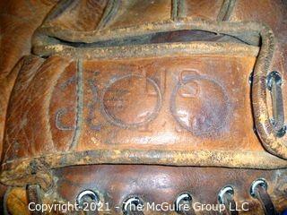 Vintage Softball Catcher's Mitt Glove: Made In USA  