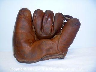 Vintage Softball Glove: NOKONA G1 Lefty  dated 1-8-45