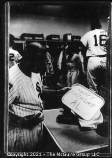 Rickerby: Negatives Only: White Sox Locker Room; Happy Birthday Al