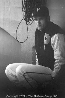 1960 World Series: Rickerby:  Pittsburgh Player in Dugout