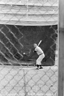 Rickerby: Negatives Only: Yankee Clete Boyer in batting cage 