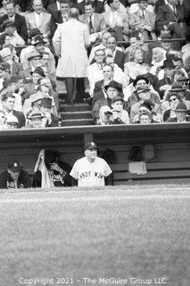 1960 World Series: Rickerby:  Casey Stengel in NYY Dugout