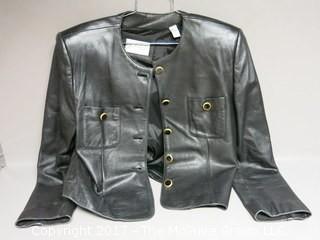 Collection including Women's Lord and Taylor Leather Coat; size 14  