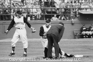 1960 World Series: Rickerby:  Play at Base Bill Mazeroski x2