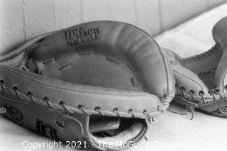 Rickerby: Baseball: Study of Catcher's Mitt at Orioles Game