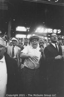 1960 World Series: Rickerby: Frame #8 Pittsburgh Fans Celebrates x4