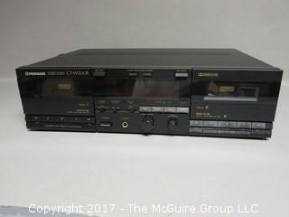 Pioneer CT-W700R Stereo Double Cassette Deck