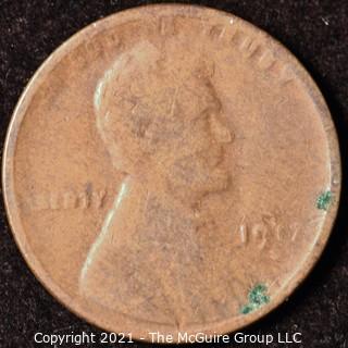 Numismatic: U.S. Coins: (1) Wheat Cent