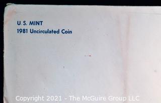 Numismatic: U.S. Coins: 1981 U.S. Mint Set