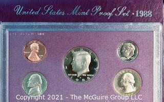 Numismatic: U.S. Coins: 1988 Mint Proof Coin Set