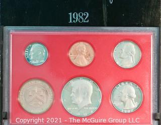 Numismatic: U.S. Coins: 1982 Proof Set