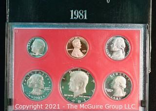 Numismatic: U.S. Coins: 1981 Proof Set