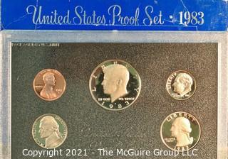 Numismatic: U.S. Coins: 1983 Proof Set