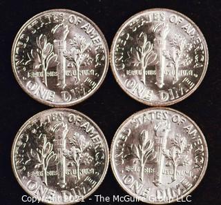 Numismatic: U.S. Coins: (4) Roosevelt Silver Dimes