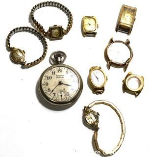 Vintage Wrist Watches and Pocket Watch