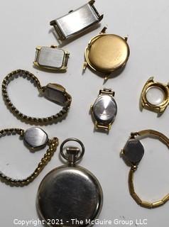 Vintage Wrist Watches and Pocket Watch