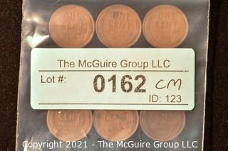 Numismatic: U.S. Coins: (9) Lincoln Wheat Cents 