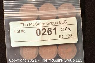 Numismatic: U.S. Coins: (9) Wheat Cents