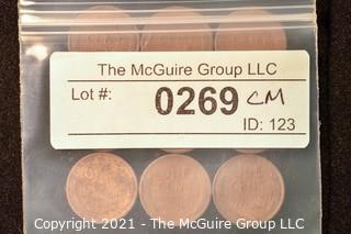 Numismatic: U.S. Coins: (9) Wheat Cents