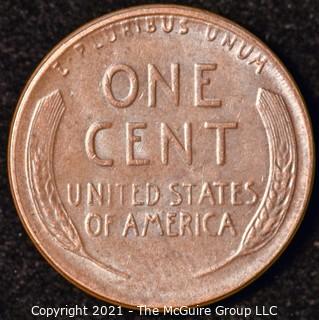 Numismatic: U.S. Coins: (1) Lincoln Wheat Cent