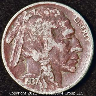 Numismatic: U.S. Coins: (1) Buffalo Nickel