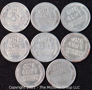 Numismatic: U.S. Coins: (8) Lincoln Wheat Cents