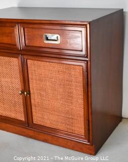 Asian Cabinet; 2 Door Stepped with 5-Drawers; 36W x 20"D x 31"T