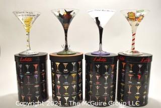 The North Pole Martini Glass by Lolita